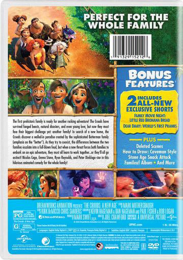 The Croods: A New Age (DVD), Dreamworks Animated, Kids & Family - image 7 of 8