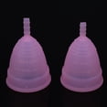 thumbnail image 4 of Feminine Cup,3Colors 2pcs Set Reusable Anti leakage Lady Women Menstrual Cup Feminine Hygiene Care Product, Reusable Menstrual Cup, 4 of 7