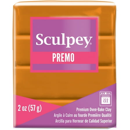 Sculpey Premo Polymer Clay 2oz-Burnt Orange