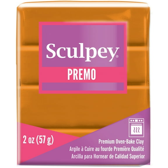 Sculpey Premo Polymer Clay 2oz-Burnt Orange