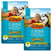 Angle View: Zuke's Z-Bone Dental Chew Dog Treats - Apple - Pack of 2