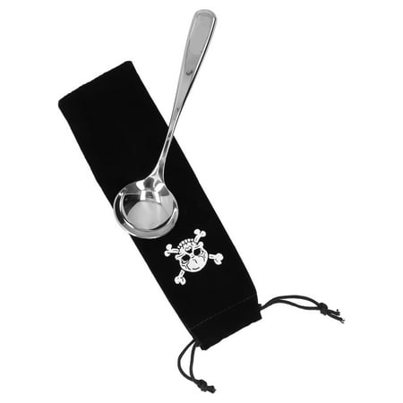 

Soup Spoons With Comfortable Handling Cupping Spoon With Storage Bag For Milk Foam Dessert Cake Tea Coffee Cappuccino Kitchen Tool Silver