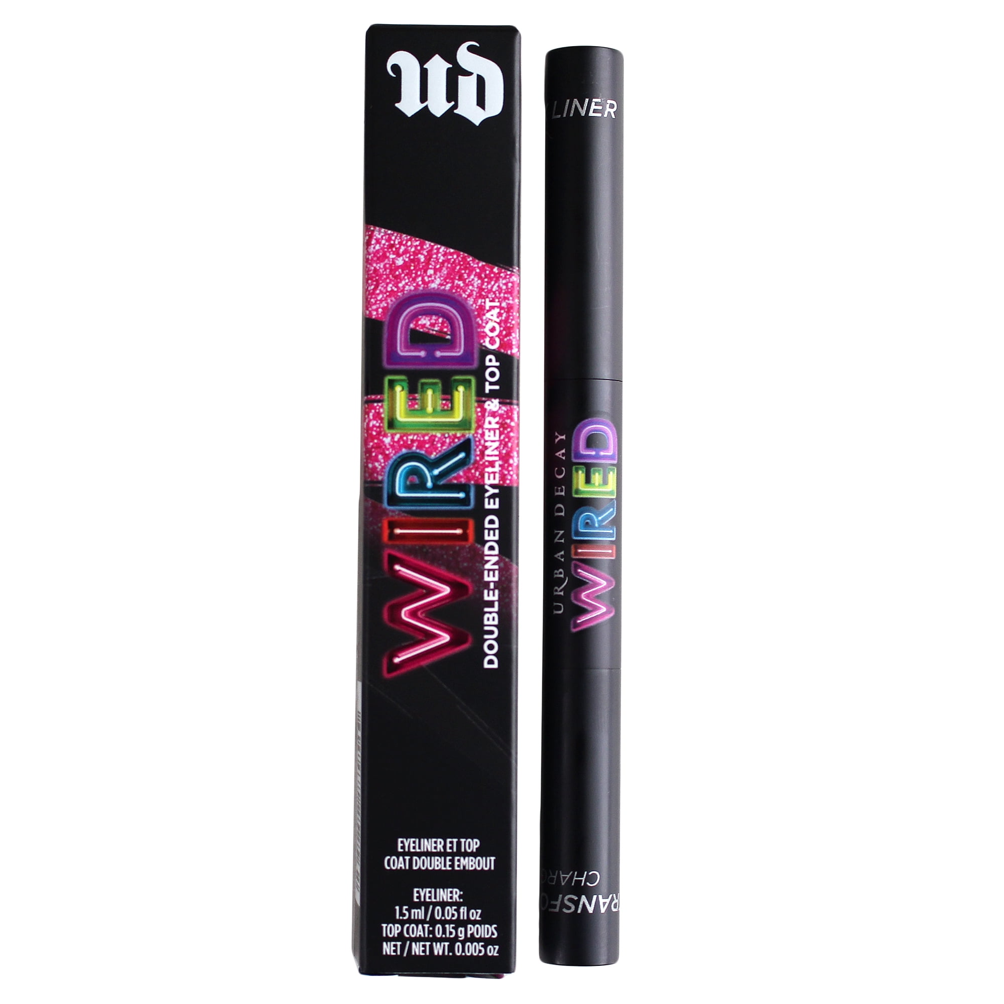 Urban Decay Double-Ended Eyeliner & Top Coat - Wired Collection - High Voltage Purple and Black), 0.055oz/1.6ml - Walmart.com