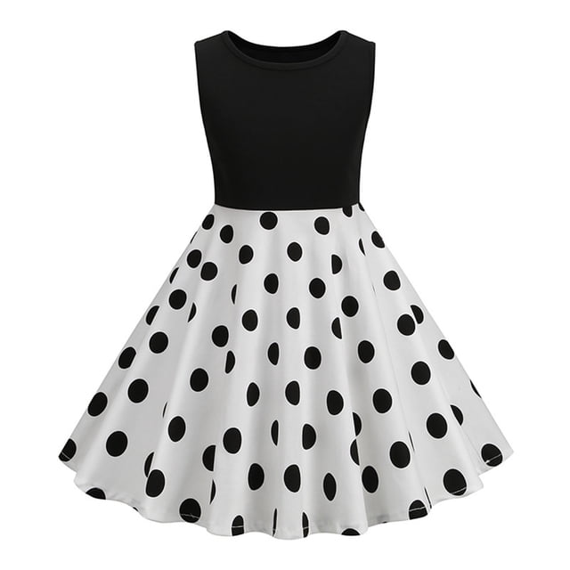 LOVZFMLL Kid's European And Style Farm Maid Style Floral Dress Girls' Dress Performance Outfit