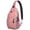 Colorful Ocean, variant on Funny Dinosaur Print Sling Backpack for Women, Colorful Cartoon Dino Pattern Lightweight Crossbody Bag for Travel Hiking Dinosaur Lover Gift