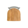 thumbnail image 3 of Holland Bar Stool 410 Jackie 36" Swivel Bar Stool with Anodized Nickel Finish and Medium Maple Seat, 3 of 4