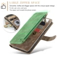 thumbnail image 4 of JTCASES for Google Pixel 8 Pro Wallet Case with Zipper Purse Card Holders Flip Stand Wrist Strap Magnetic Closure PU Leather Anti-scratch Support Wireless Charging Drop Resistant Shell, Brown, 4 of 10