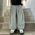 thumbnail image 2 of Pantalon d'Été pour Garçons Léger, Respirant, Jeans Résistants pour Enfants, Tenue Décontractée de Tous les Jours, Pantalon Confortable pour Garçons, Legging Court, la Robe, Taille 8, Ski, Grand, Bleu, 13-14 Ans, 2 of 7