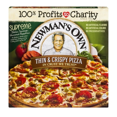 Newman's Own Thin & Crispy Pizza Supreme, 14.7 OZ