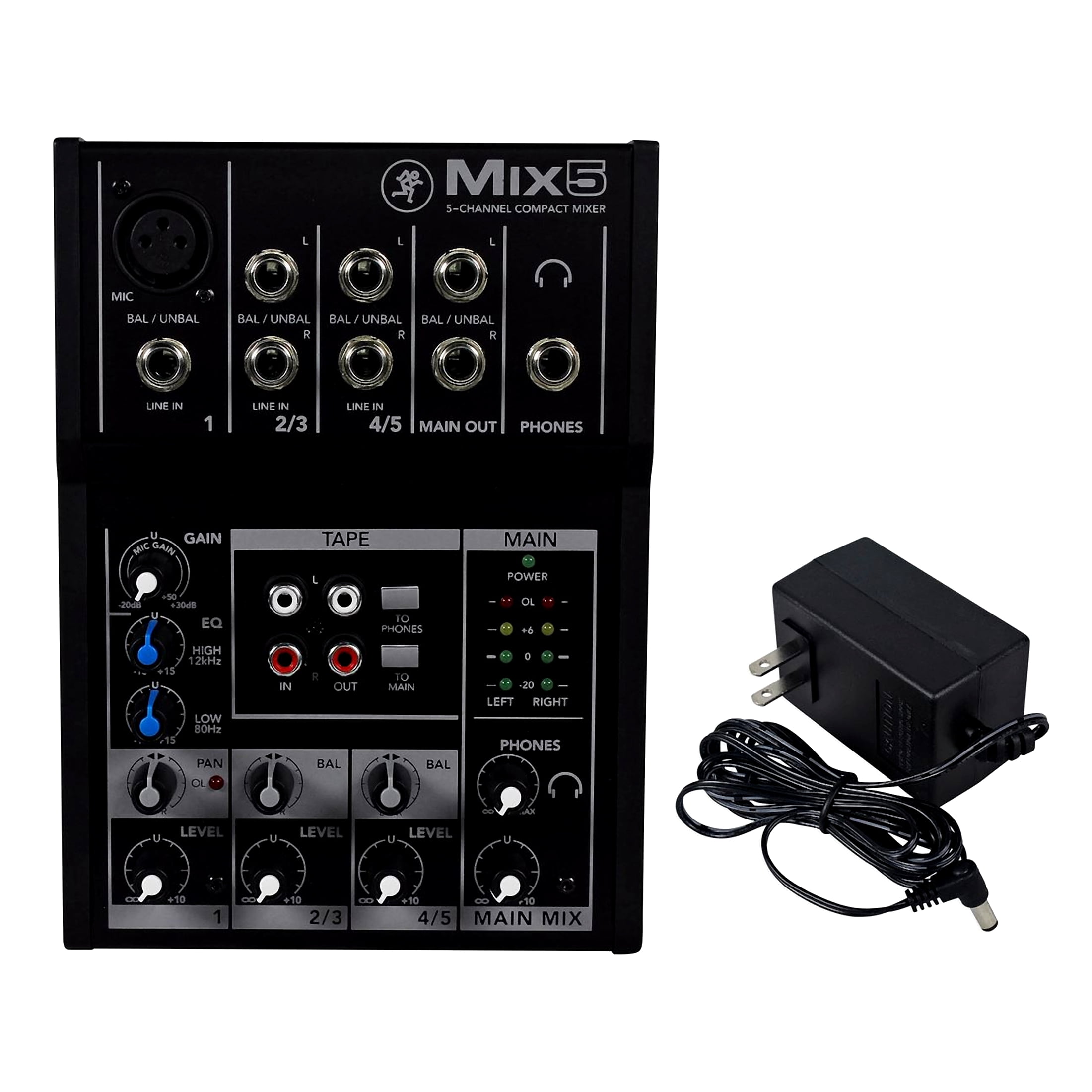 Mackie Mix5 5-Channel Compact Mixer
