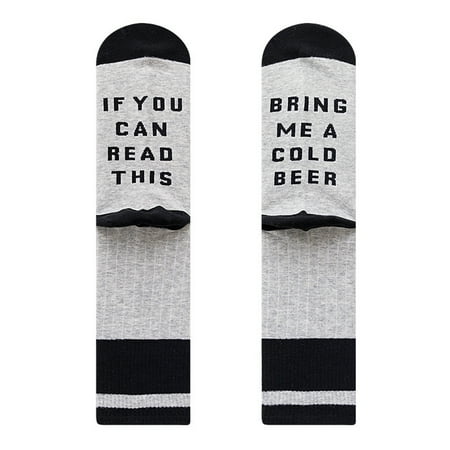 

Men Women Cotton Blend Soft If You Can Read This Tube Socks Party Autumn Winter
