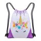 thumbnail image 1 of Mochila con cordón, unicornio, lentejuelas, anime, impermeable, 1 of 1