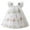 White, variant on Toddler Girl Summer Dress Casual Sundress Sleeveless Embroidered Flowers With Wing Tie Holiday Party Dance Party Cute Dresses For Girls Blue Size 2-3 Years