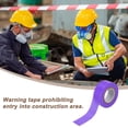 thumbnail image 4 of Uxcell Flagging Tape Non-Adhesive Plastic Neon Survey Marking Tape for Tree Hunting Boundaries Hazardous Areas Purple 8, 4 of 5