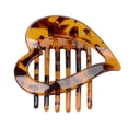 thumbnail image 4 of Clip de pelo de las mujeres jinwen Pinza Delicado Pasador Updo Hairgrip Café Oscuro, 4 of 8