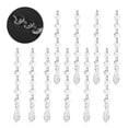 thumbnail image 4 of Colgante De Acrílico, 10PCS Forma De Gota Larga Droplight Colgante Bead Icicle Teardrop Crystal Hanging Bead Para Candelabros Para árbol De Navidad Para Habitación De Bebé ANGGREK Otros, 4 of 8