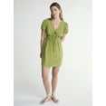 thumbnail image 2 of Scoop Women’s Mini Dress with Puff Sleeves, Sizes XS-XXL, 2 of 5