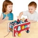 thumbnail image 2 of Juguetes de madera para martillar y golpear, juguetes de madera para 1 año de edad con 2 mazos, juguete de elefante Gopher, juguetes Montessori para 1, 2, 3 años, niños pequeños, niñas, cumpleaños oso de fresa Electrónica, 2 of 5