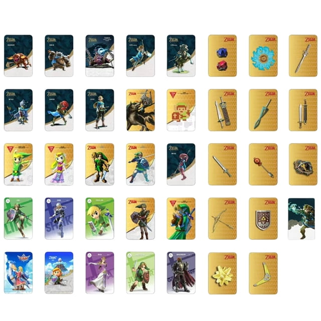 Breath Of The Wild NFC Chip The Legend Of Zelda para Regalo (39 Piezas Mini)