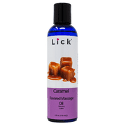 Lick Caramel Flavored Massage Oil – Body Safe, Edible and Moisturizing