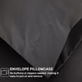 thumbnail image 4 of TRAHOO-Full Sheets Set - Full Bed Sheets - 4pcs Sheets with 12-Inch Deep Pockets - Soft & Breathable 100% Polyester Bedding Sheets & Pillowcases -Black, 4 of 4