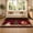 Color 3, variant on Gelasgo Velvet Area Rug, Santa Claus Christmas Village Snowy Mountain and Tree Pattern Decorative Carpet, Winter Holiday Accent Rug for Living Room