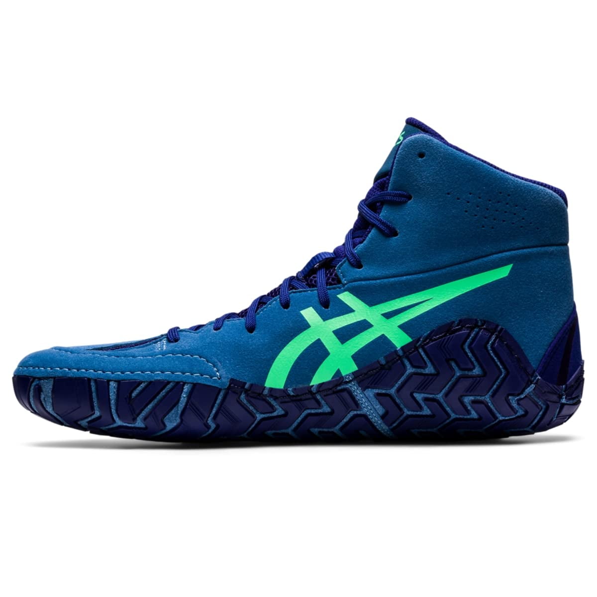 ASICS Men s Aggressor Wrestling 4.5 Azure New Leaf Walmart