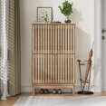 thumbnail image 5 of Shoe Storage Cabinet with Doors for Entryway Wood Hidden Shoe Organizer for Heels, Boots, Slippers, 5 of 10