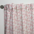 thumbnail image 3 of Designart 'Abstract Patchwork Quilting, Geometric Pattern' Mid-Century Modern Curtain Panel, 3 of 5