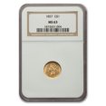 thumbnail image 1 of 1857 $1 Indian Head Gold MS-63 NGC, 1 of 3