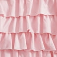 thumbnail image 7 of Your Zone Reversible Ruffle Blackout Curtain Panel, 1 Panel, Pink, 37" W x 63" L, 7 of 7