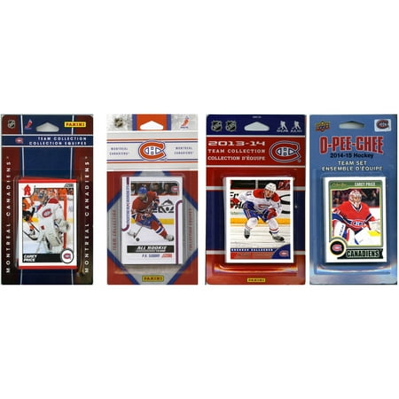 - C&I Collectables NHL Montreal Canadiens 4 Different Licensed Trading Card Team Sets