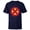 Navy, variant on Melting X-Men Logo Paint Drip - Short Sleeve T-Shirt for Kids - Customized-White