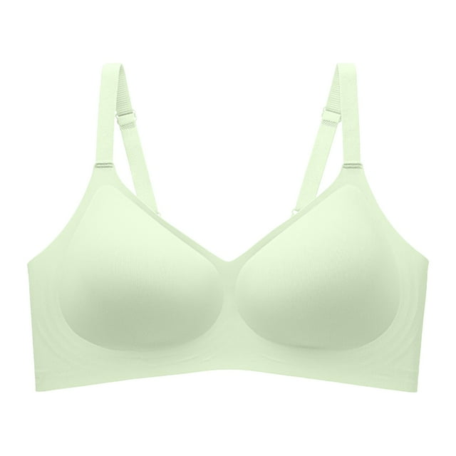 VBARHMQRT Backless Bra Bodysuit Comfortable Seamless Full Coverage Bra for Women Wireless Bras with Soft Support Regular and Plus Size