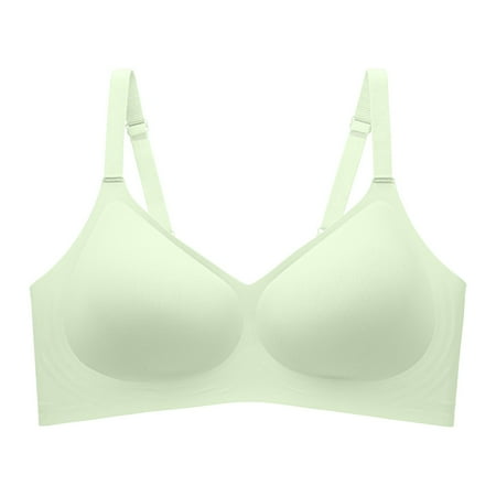 Xiaoxatg Comfortable Seamless Full Coverage Bra For Women Wireless Bras With Soft Support Regular And Plus Size Bandeau Sports Bras for Women