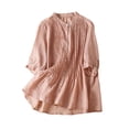 thumbnail image 1 of Hauts pour Femmes Manches Longues Ample Adulte Mode Mignon Chemise de Travail Chemises pour Femmes Mignon Haut d'Été Haut de Course Chemises d'Été pour Femmes Chemises de Compression pour Femmes pour l'Été, 1 of 9