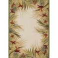 thumbnail image 1 of Couristan 21291021036056T 3 ft. 6 in. x 5 ft. 6 in. Covington Tropic Gardens Rug - Sand & Multicolor, 1 of 3