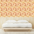 thumbnail image 3 of Ambesonne Butterfly Peel & Stick Wallpaper for Home, Vintage Silhouettes Music, 13"x100", Apple Green Dark Coral, 3 of 5