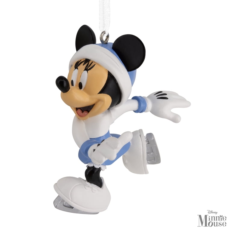 Hallmark Disney Minnie Mouse Ice Skating Christmas Ornament