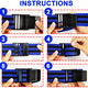 thumbnail image 4 of Bandas de glúteos, bandas de restricción del flujo sanguíneo para glúteos y cadera de mujeres, ajustables, 4 of 5