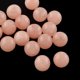 thumbnail image 1 of Round Imitation Gemstone Acrylic Beads Dark Salmon 8mm Hole: 2mm, 1 of 1