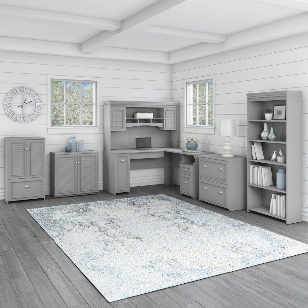 Fairview 2 Drawer Lateral File Cabinet in Cape Cod Gray