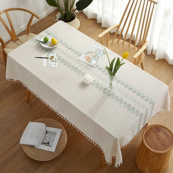 Granjero Gordo Mantel rectangular elegante para mesa de cocina, comedor, decoración rectangular, 140 x 260 cm