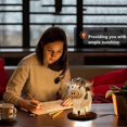 thumbnail image 4 of Yak Table Lamp Lighted Calf Animal Desk Light Ornament for Home Bedroom Bedside Decor, 4 of 4