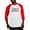 Red/White, variant on CafePress - Power Rangers Stacked Logo - Cotton Baseball Jersey, 3/4 Raglan Sleeve Shirt
