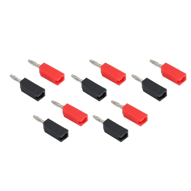 5 Sets Bananas Connector, Banana Plug Connector 4mm Brass Accessory Kit