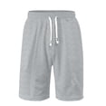 thumbnail image 2 of PNTUTB Men's Fashion Solid Color Stretch Waistband Drawstring Pocket Casual Comfortable Relaxed Shorts, 2 of 6