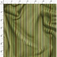 thumbnail image 4 of Soimoi Green Poly Georgette Fabric Vertical Stripe Decor Fabric Printed Yard 42 Inch Wide, 4 of 5
