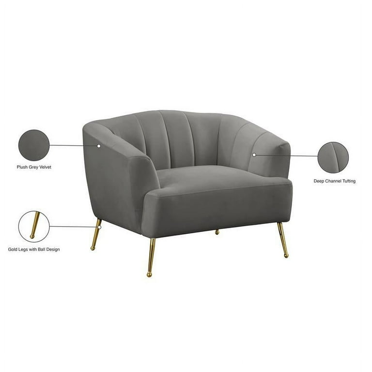 Meridian Furniture Tori Velvet Chair Meridian Furniture Tori Velvet Chair