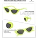 thumbnail image 2 of Retro Vintage Slim Cat Eye Sunglasses For Women, 2 of 5